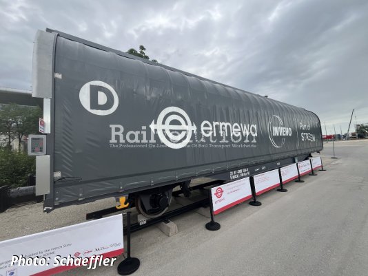 Schaeffler presents axlebox generator in a joint project at the transport logistic