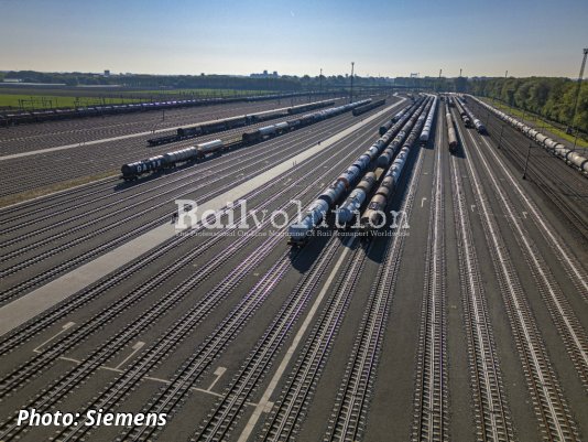 Netherlands' largest freight rail yard fully automated