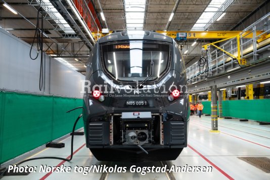 First Coradia for Norske tog arrived in Norway for testing