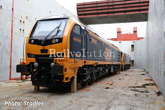 First two Class 99s arrived in the UK