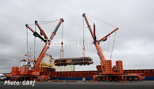 First two Class 99s arrived in the UK