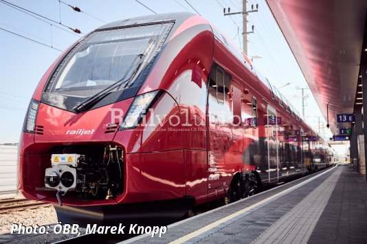 Stadler and ÖBB presented new railjet KISS