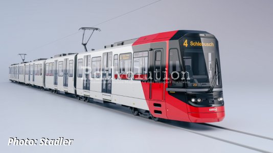 KVB orders 132 high-floor LRVs from Stadler