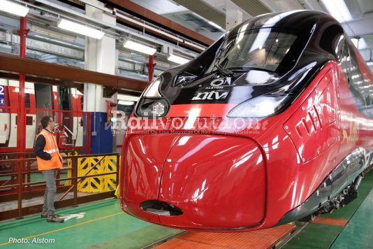 First Italo „Pendolino“ Car Presented