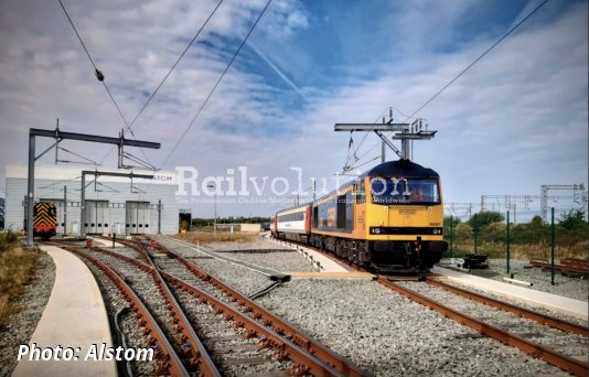 Alstom Widnes works welcomed first-ever passenger service