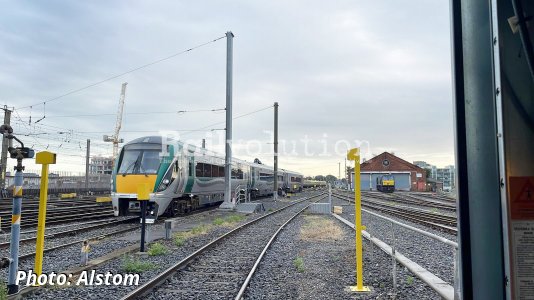 Ireland’s first train installed with Alstom's ETCS OBU