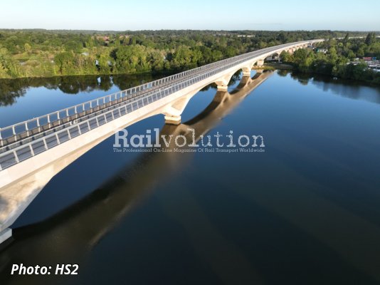 Construction of Britain’s longest rail bridge completed