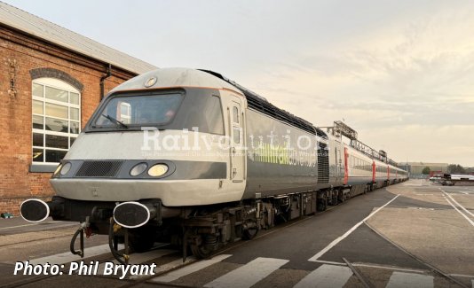 First-ever passenger service in Derby Litchurch Lane works
