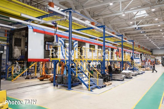 Assembly of the first Moskva-2026 metro train started