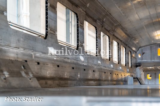 Stadler built its 6,000th bodyshell in Hungary