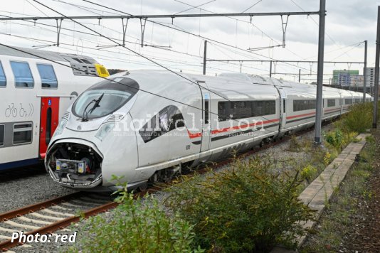 Egyptian Velaro on test in Belgium