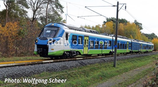 Coradia Stream H for FNM on test at PCW