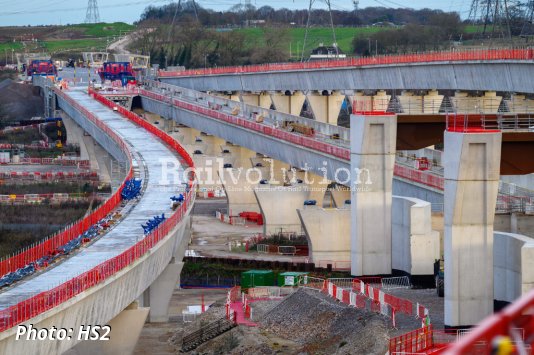 Christmas progress for key HS2 viaducts