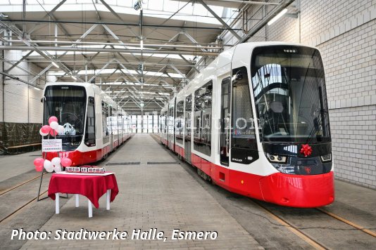 The "short TINA" is coming to the rails in Halle (Saale)
