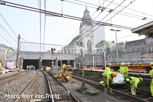 Exceptional impact in the Brussels North-South connection