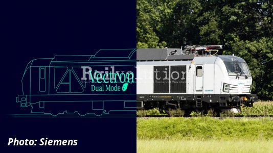 Siemens and Akiem launch new Electric/Battery Vectron Dual Mode locomotive