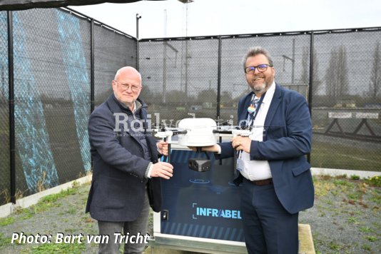 Infrabel deploys drones to improve train traffic flow