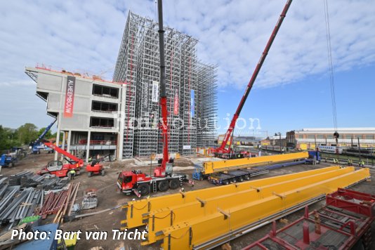 New SNCB distribution centre in Mechelen taking shape