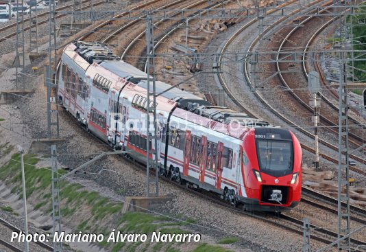 Class 453 arrives in Madrid for driver training