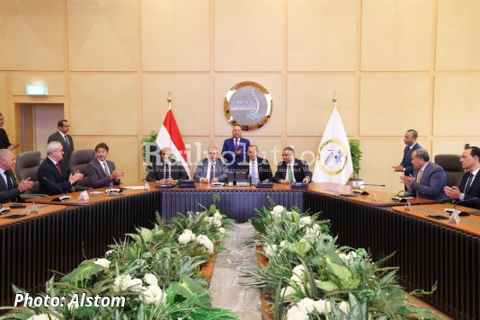 Alstom-led consortium signed contracts to modernise Egypt’s strategic rail corridors