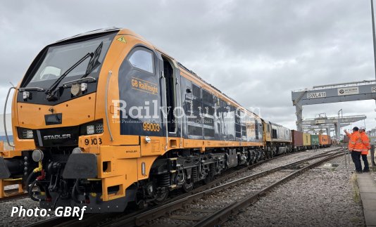 GB Railfreight's Class 99 intermodal service trial