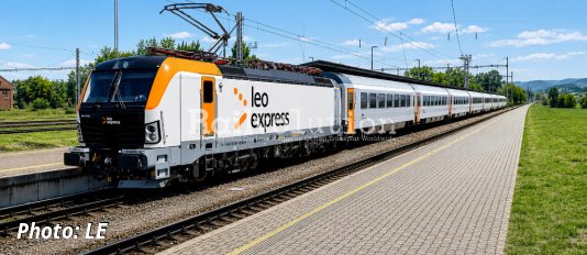 Leo Express's Przemyśl - Frankfurt (M) service on the entire route