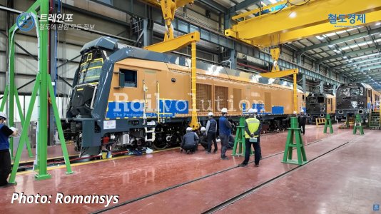 New Korean freight locomotives