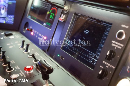 Presentation of TMH automated metro train held in St. Peterburg