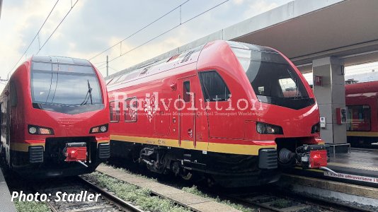 Stadler delivers the complete electric FLIRT fleet for the Aosta Valley Region
