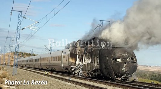 Renfe's Class 100 power car fire