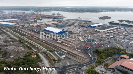 Increased capacity at Arken Intermodal Terminal in the Port of Göteborg