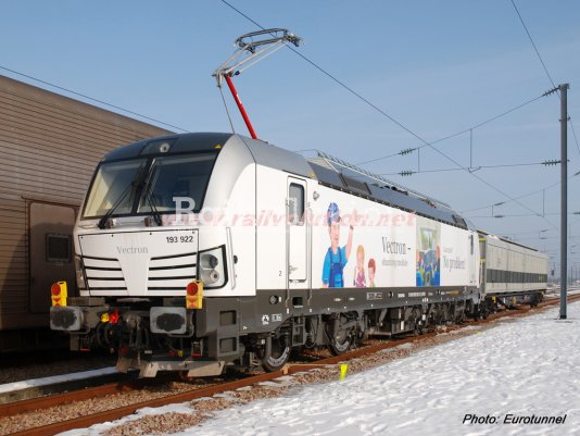 A Vectron Inside The Channel Tunnel