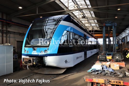 The First GTW 2/6 DMU In ČD Colours