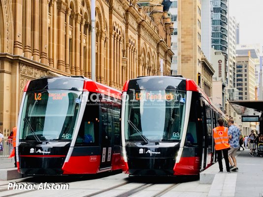 Sydney New Trams Started Regular Service