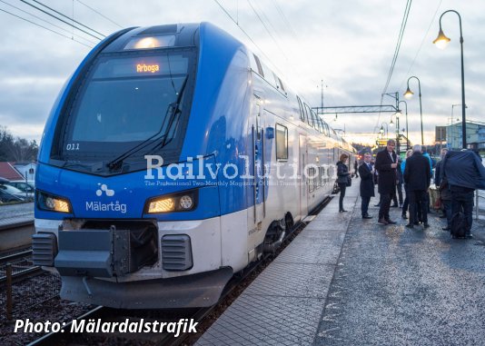 Mälartåg Dosto EMUs Entered Service