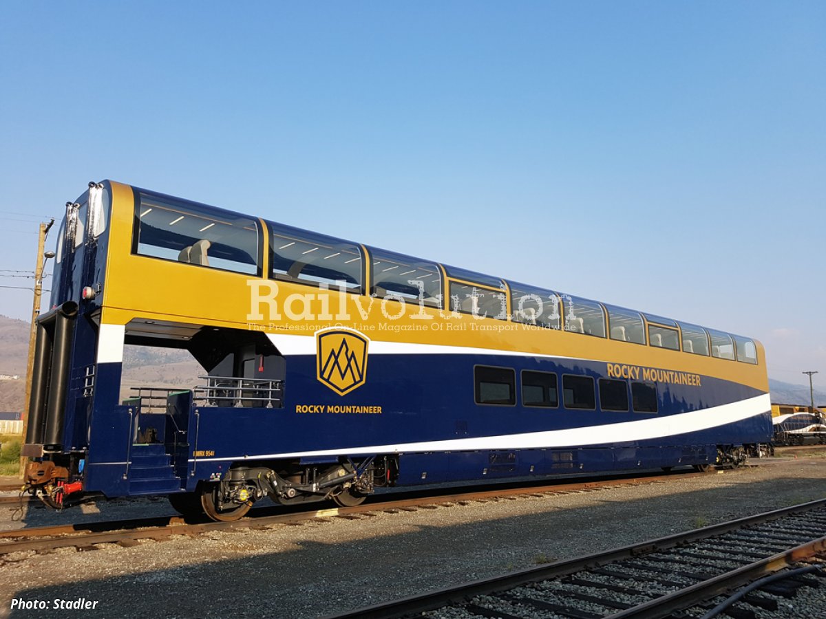 New Carriages For Rocky Mountaineer Delivered Railvolution